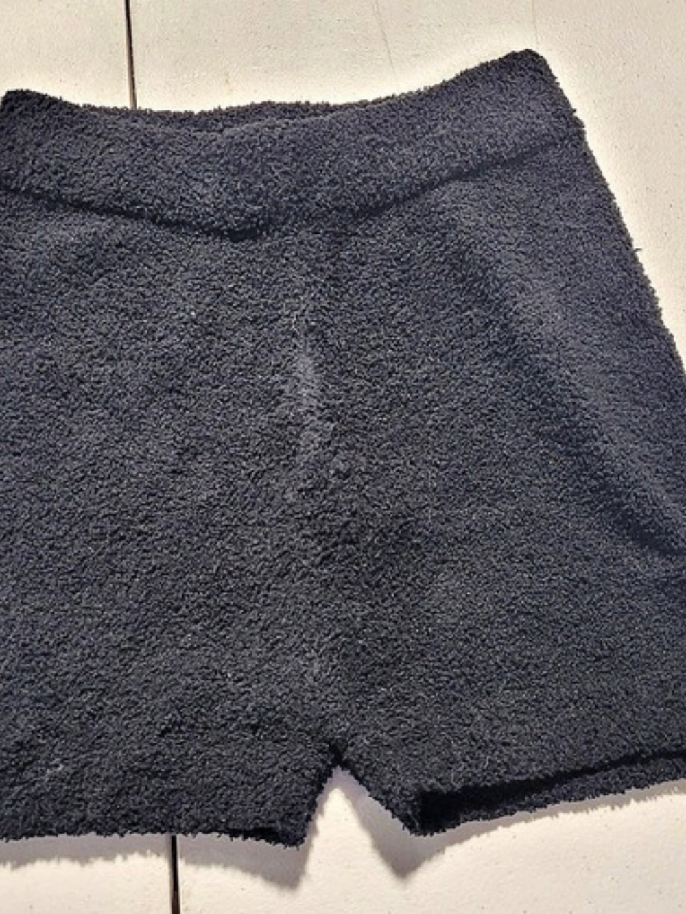 Nasty Gal High-Waist Teddy Shorts in Black Size Small